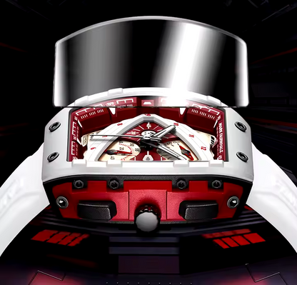 Reloj Cuarzo MARK FAIRWHALE SPORTS TRIANGLE Blanco Rojo