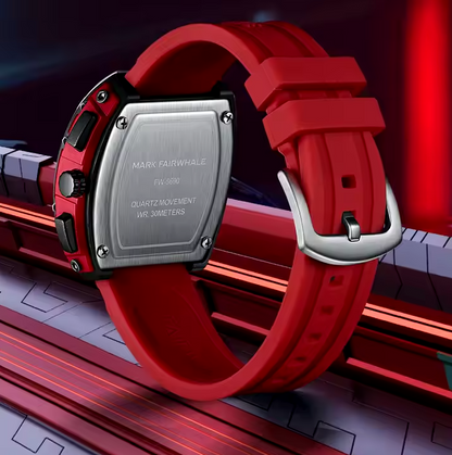 Reloj Cuarzo MARK FAIRWHALE SPORTS TRIANGLE Blanco Rojo