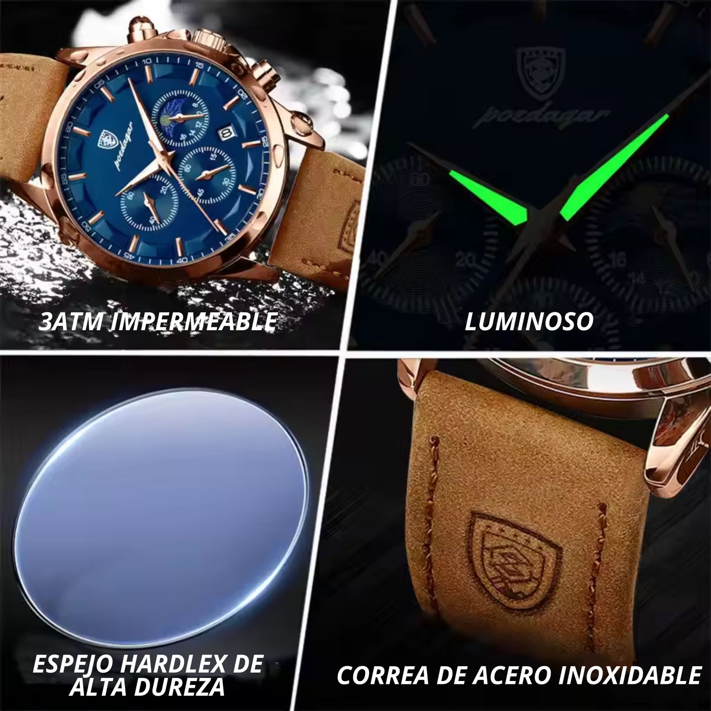 Reloj para Hombre POEDAGAR VANGUARD