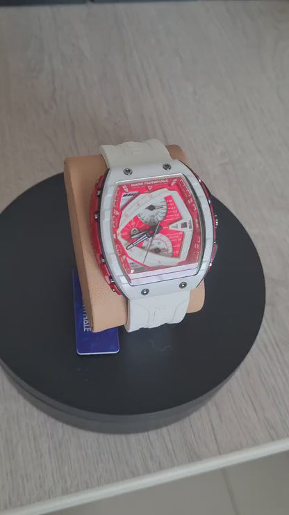 Reloj Cuarzo MARK FAIRWHALE SPORTS TRIANGLE Blanco Rojo